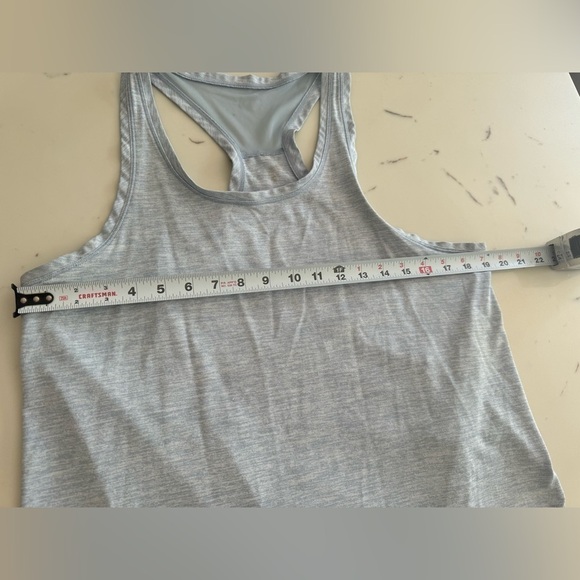 Light Blue Workout Tank - Picture 4 of 5